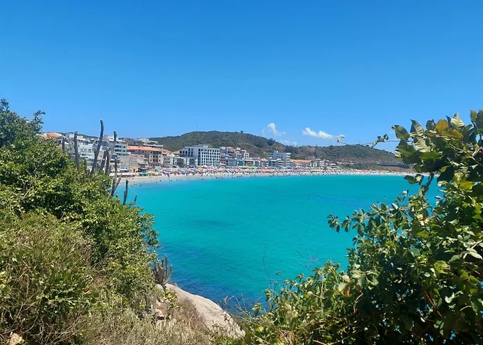 Predio Frente Ao Mar, Pe Na Areia, 2 Quartos, Garagem, Tv A Cabo, Netflix, Amazon Prime, Disney Chanel, Roupa De Cama E Toalhas, Ap Lateral Arraial do Cabo, Brasil
